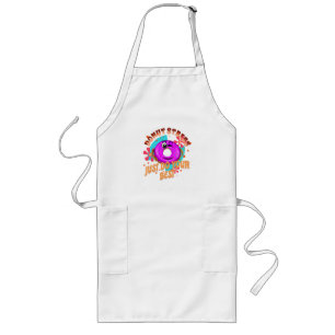 Doughnut Stress Just Do Your Best, Motivational Long Apron