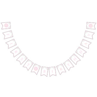 Doughnut Sweet First birthday grandmillennial Bunting Flags