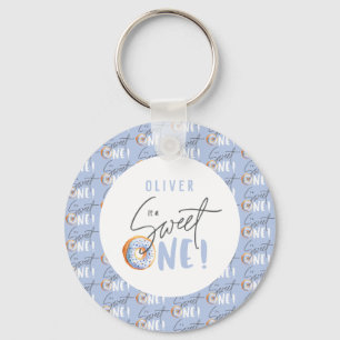 Doughnut sweet one 1st birthday party attire  keychain