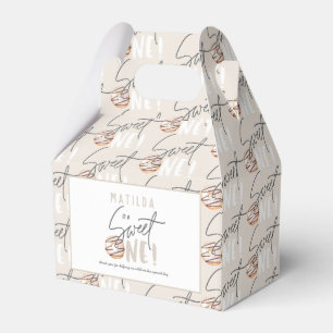 Doughnut sweet one 1st birthday party favor box