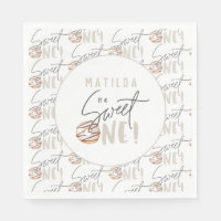 Doughnut sweet one 1st birthday party invitation