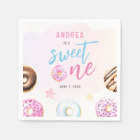 Doughnut Sweet One Girls First Birthday