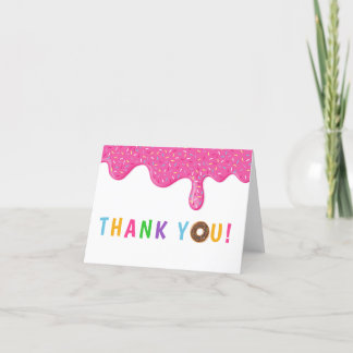 Doughnut Thank You Card