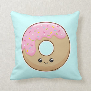Doughnut Throw Pillow