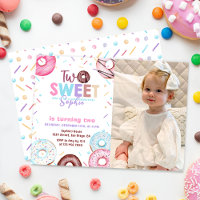 Doughnut Two Sweet 2nd Birthday Party Photo