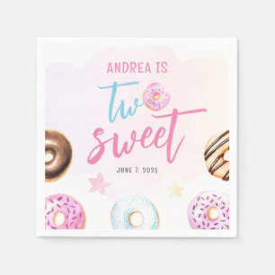 Doughnut Two Sweet Girl 2nd Napkin