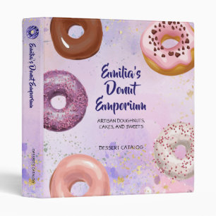 Doughnut Watercolor Binder