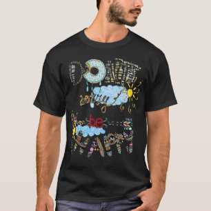 Doughnut Worry Be Happy animal pirate birthday T-Shirt