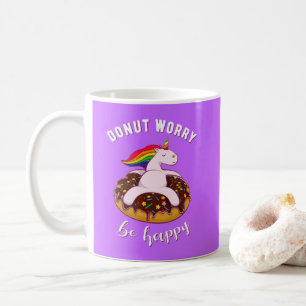 Doughnut Worry Be Happy I Coffee Mug
