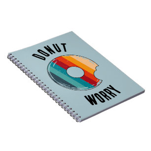 Doughnut Worry Green  Notebook
