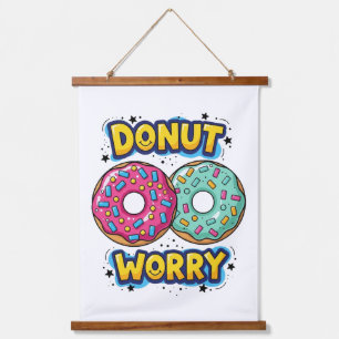 Doughnut Worry Hanging Tapestry