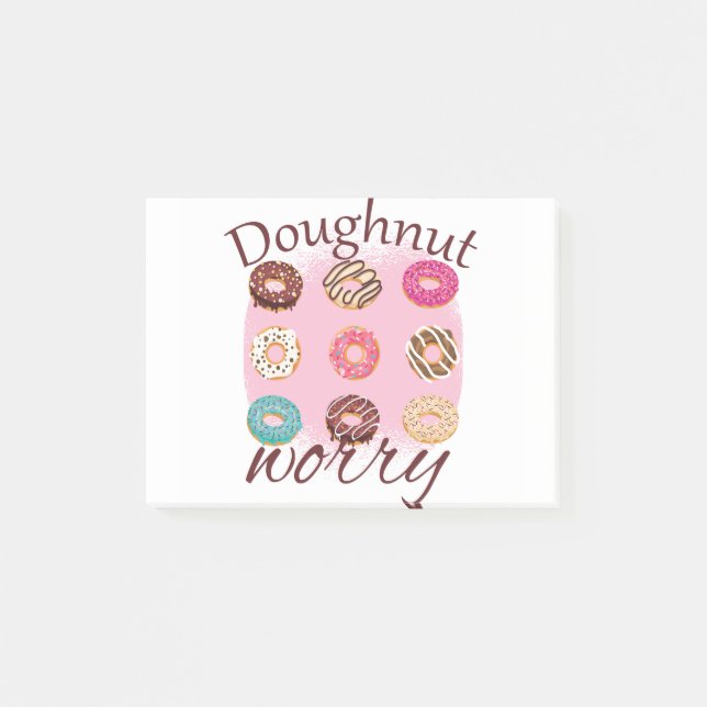 Doughnut Worry Post-it Notes (Front)