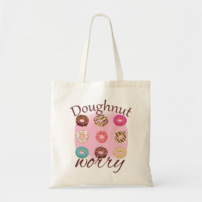 DOUGHNUT-WORRY TOTE BAG (Front)