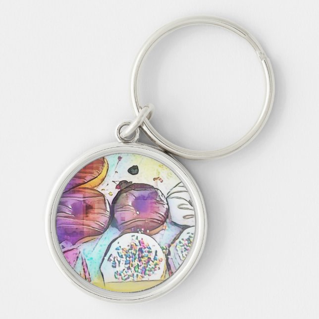 Doughnuts 12017 Premium Keychain (Front)