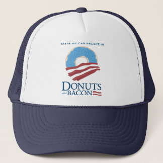 Doughnuts and Bacon: Taste we can Believe in Trucker Hat