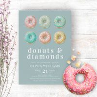 Doughnuts and Diamonds Chic Mint Green Bridal Show