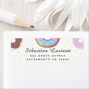 Doughnuts And Sprinkles Return Address