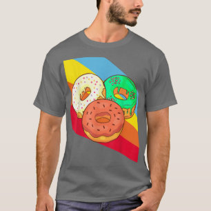 Doughnuts Bake Bakery Baker Cake Food Delicious Sw T-Shirt