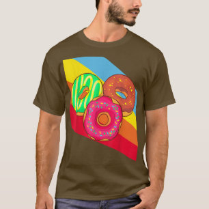 Doughnuts Bake Bakery Baker Cake Food Delicious Sw T-Shirt