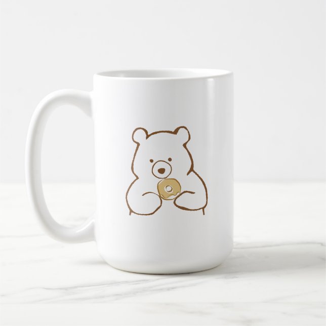 Doughnuts, Bears, and Me Coffee Mug (Left)
