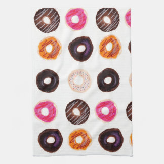 Doughnuts By the Dozens Kitchen Towel