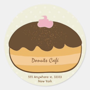 Doughnuts Cafe Sticker