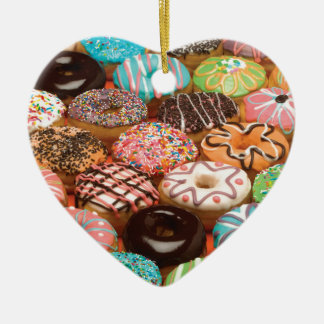 doughnuts ceramic ornament