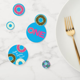 Doughnuts Colourful Doughnuts1st Birthday Party Th Confetti