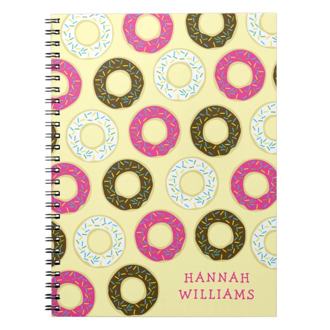 Doughnuts Cute Kid's Doughnut Notebook (Front)