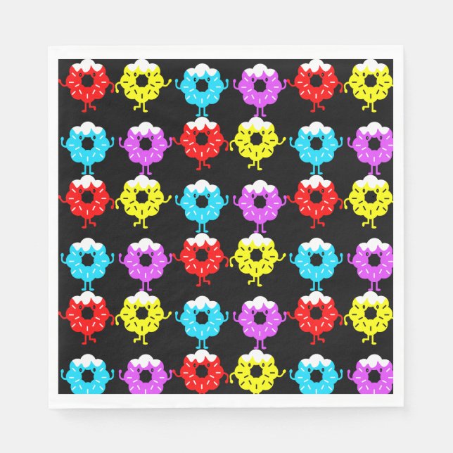 Doughnuts Doughnut Lovers Napkin (Front)