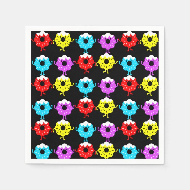 Doughnuts Doughnut Lovers Napkin (Front)