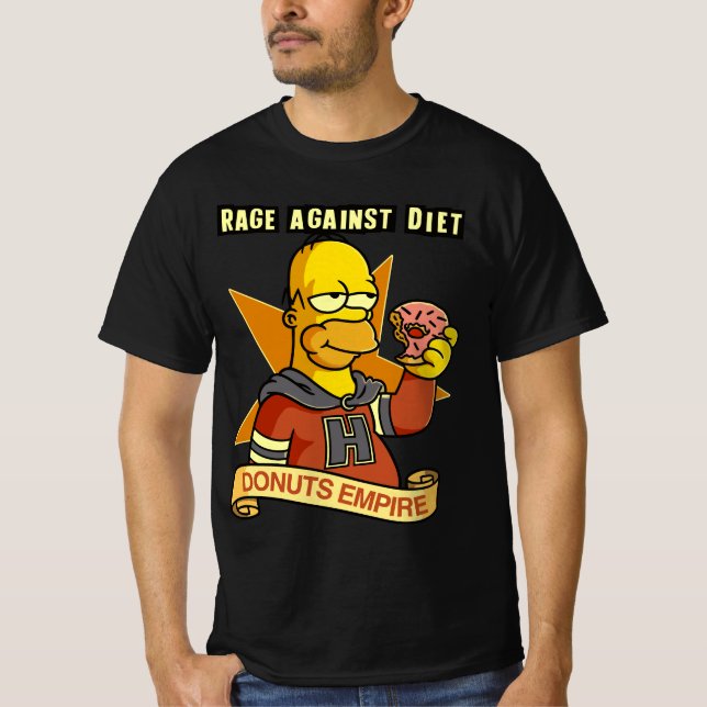 Doughnuts Empire Graphic T-Shirt (Front)