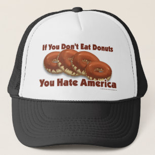 Doughnuts For America Trucker Hat