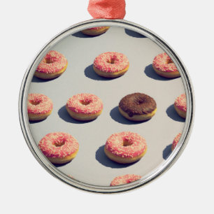 Doughnuts In A Group Metal Ornament