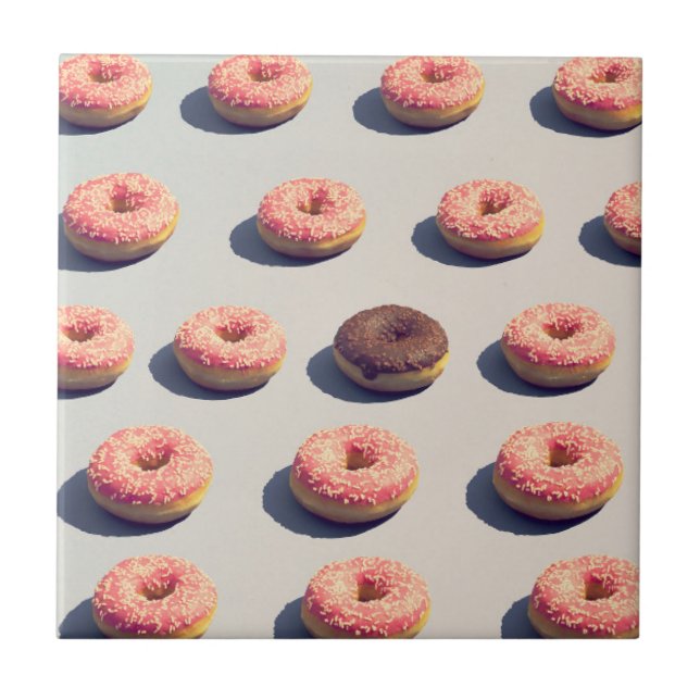Doughnuts In A Group Tile (Front)