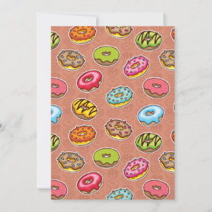 Doughnuts invitation