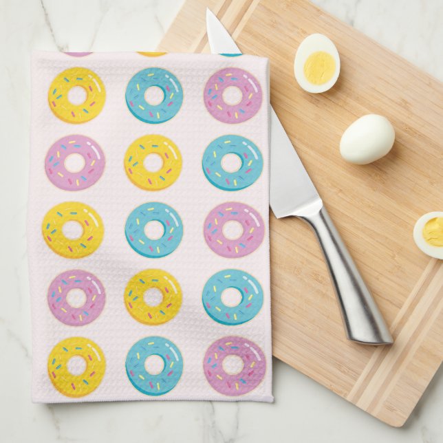 Doughnuts Kitchen Towel (Quarter Fold)