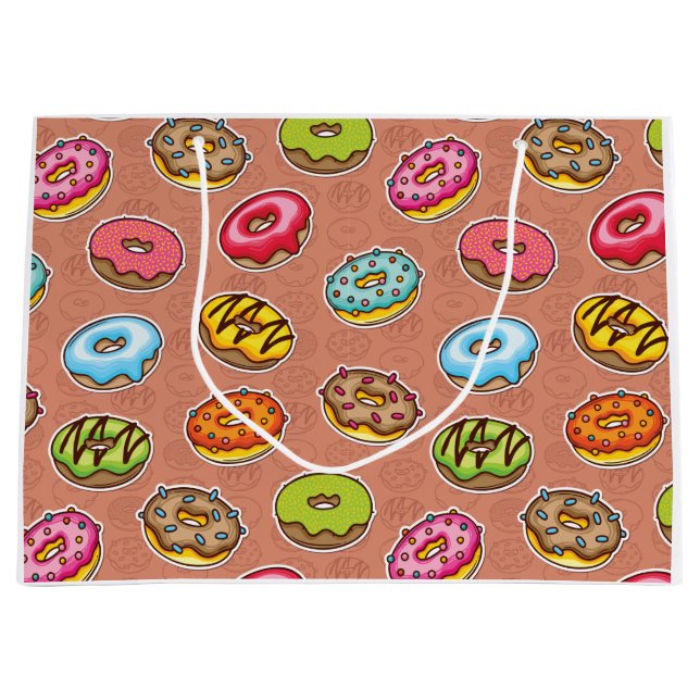 Doughnuts  large gift bag (Front)