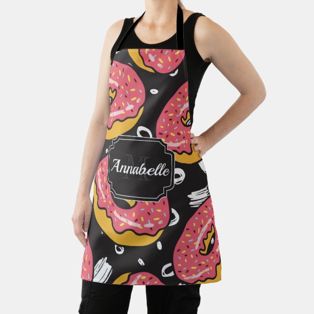 Doughnuts Pattern Apron (Insitu)
