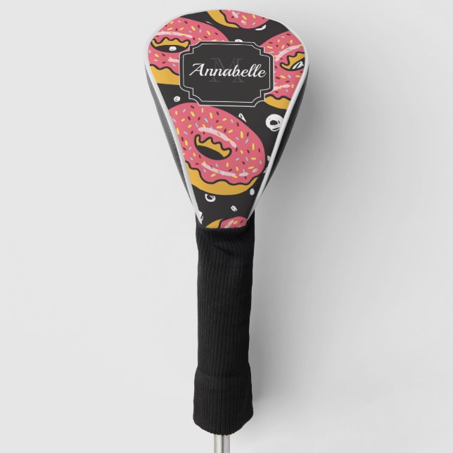 Doughnuts Pattern Golf Head Cover (Front)
