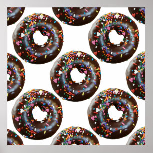 Doughnuts Pattern Poster