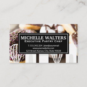 Doughnuts Picnic Table Business Card