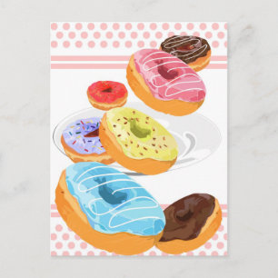 Doughnuts Postcard