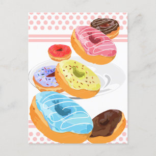 Doughnuts  postcard