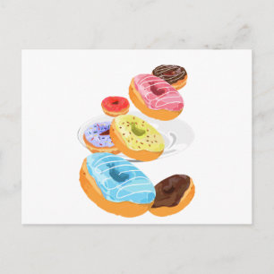 Doughnuts Postcard