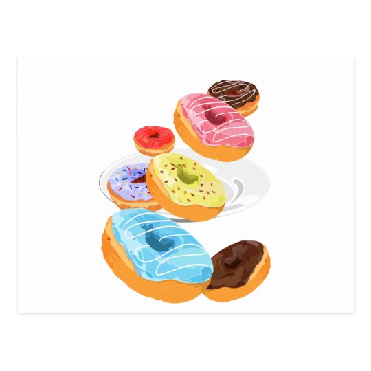 Doughnuts Postcard