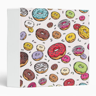 Doughnuts seamless pattern binder