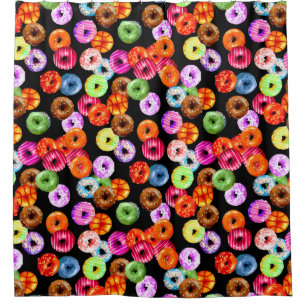 Doughnuts seamless pattern + your backgr. & ideas