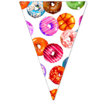 Doughnuts seamless pattern + your backgr. & ideas