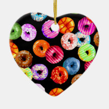 Doughnuts seamless pattern + your backgr. & ideas
